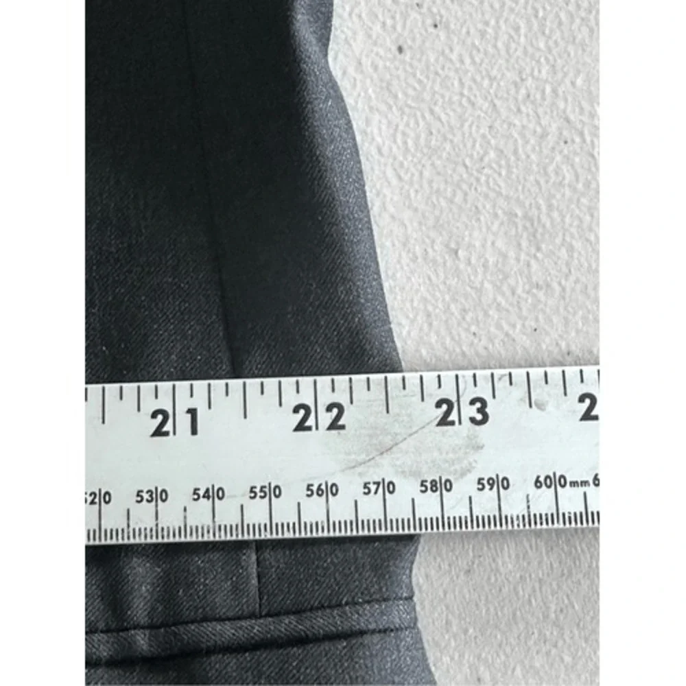 ERMENEGILDO ZEGNA‎ Wool 3 Button Suit Jacket Blazer 56L (46L) Black Classic